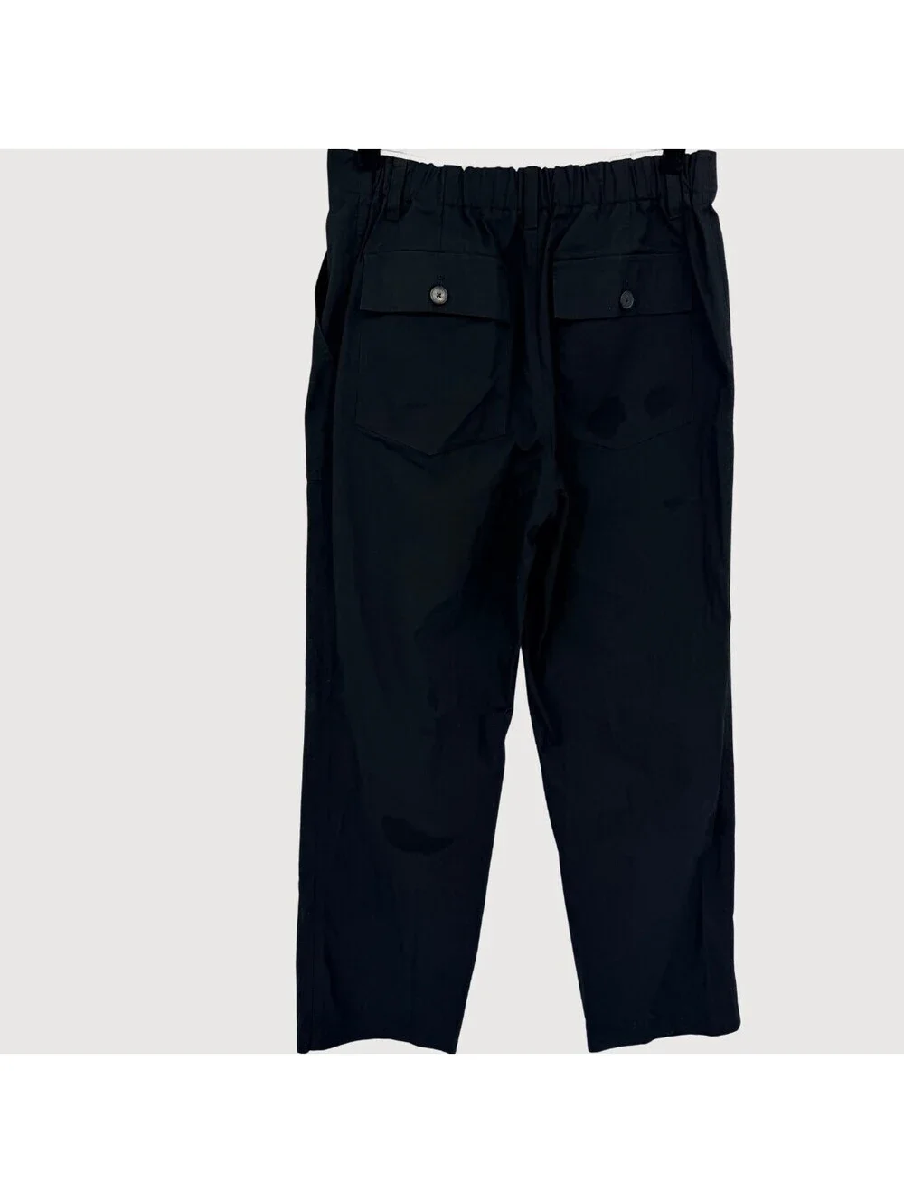 Frame Traveler Cotton Canvas Utility Pants Black Medium